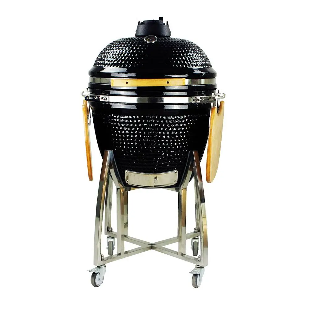 Auplex-Luxury-Outdoor-23.5-Inch-Ceramic-Egg-BBQ-Grill-1
