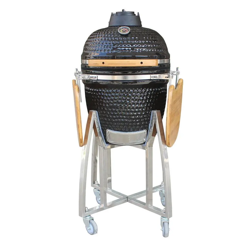 Auplex-Medium-Egg-BBQ-Outdoor-Ceramic-Barbecue-Grill-3