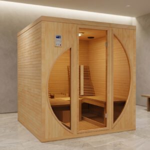 Sauna infrarouge relax 2 places allongées