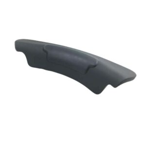 Appuie-tête de spa gris EVA-108, forme incurvée et relief central