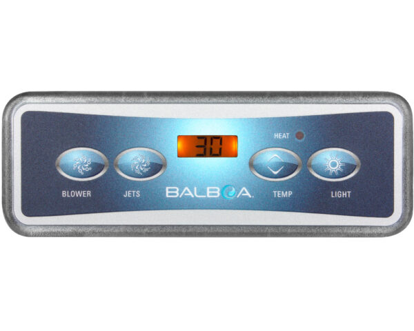 Clavier Balboa VL401 bleu, touches Blower, Jets, Temp et Light
