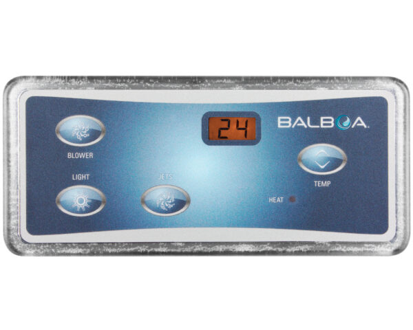 Clavier Balboa VL402 bleu, touches Blower, Light, Jets et Temp