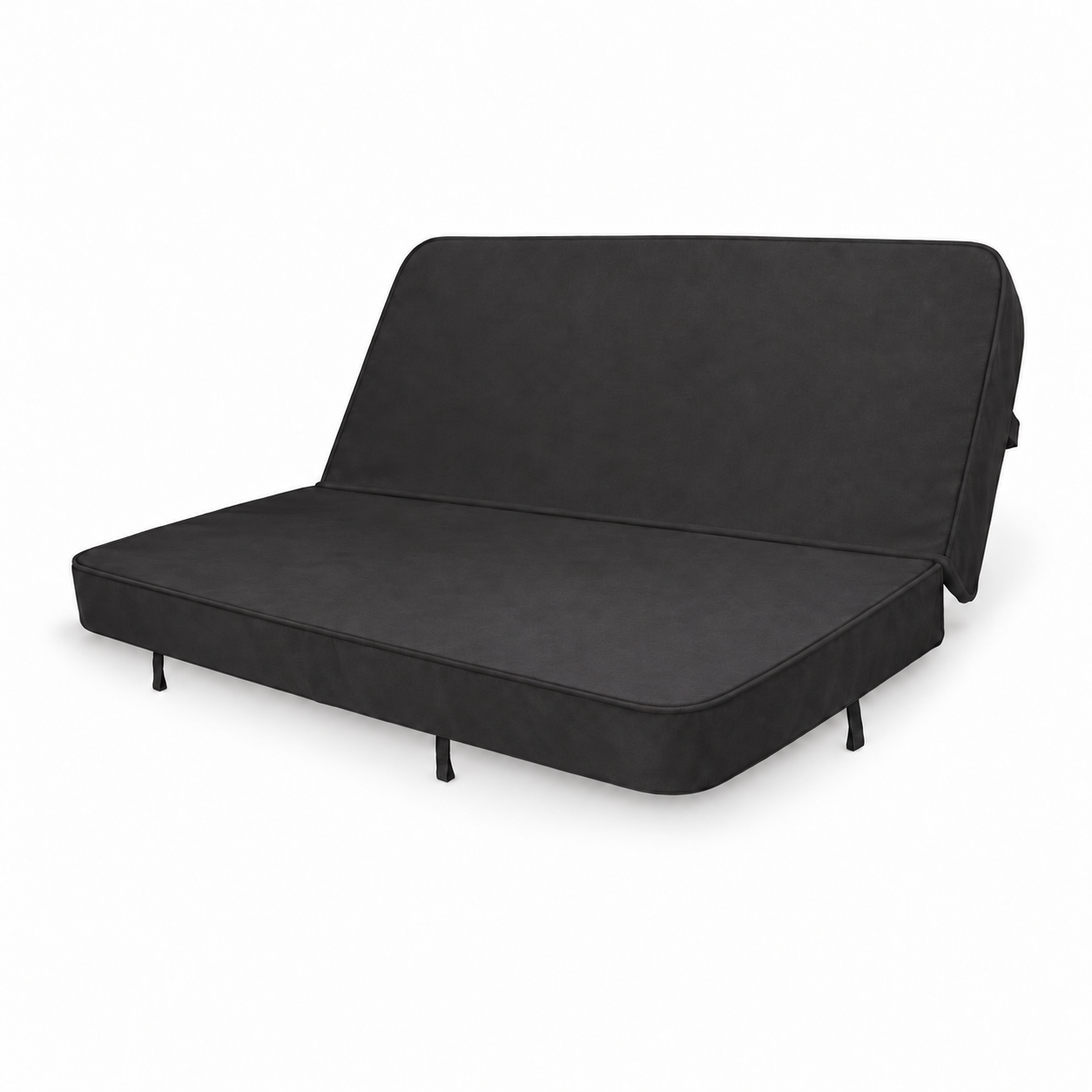 Couverture thermique pour spa, vue entrouverte