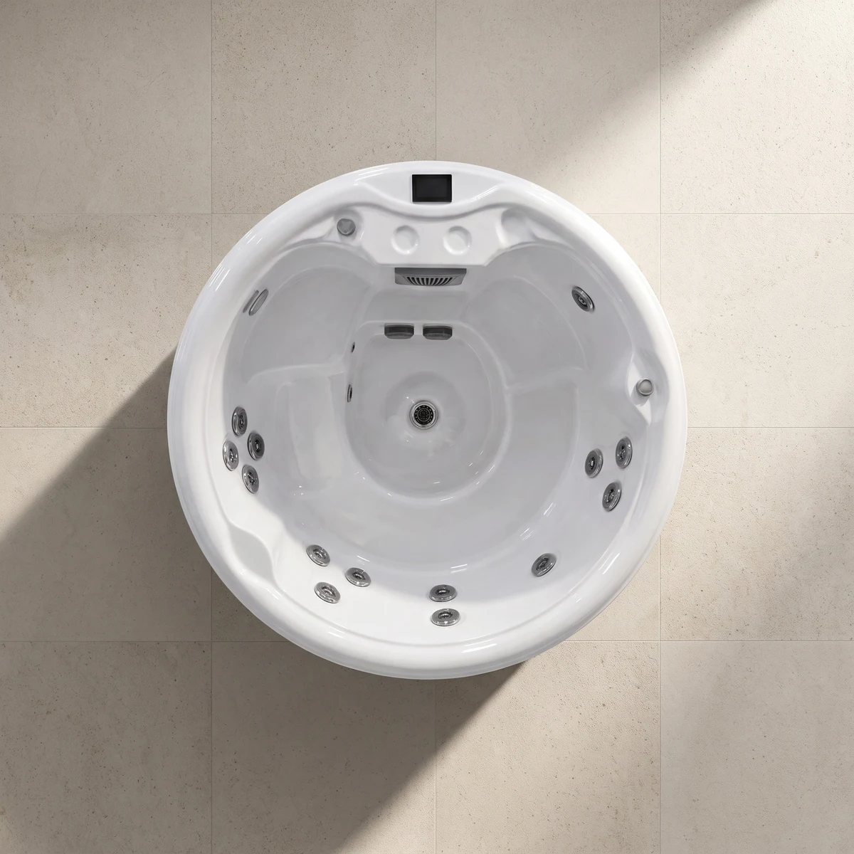 Spa Family Round — Vue du dessus