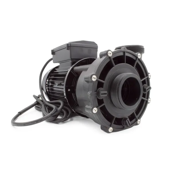 Pompe LX LP200, vue des raccordements et du moteur