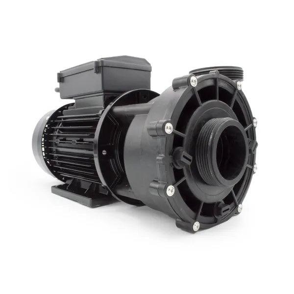 Pompe LX LP300, vue des raccordements et du moteur