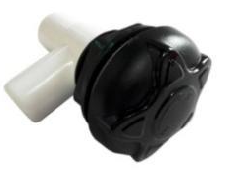 Vanne de cascade pour spa noire étoile, 1 pouce — référence 03-GM-PBKGF-005
